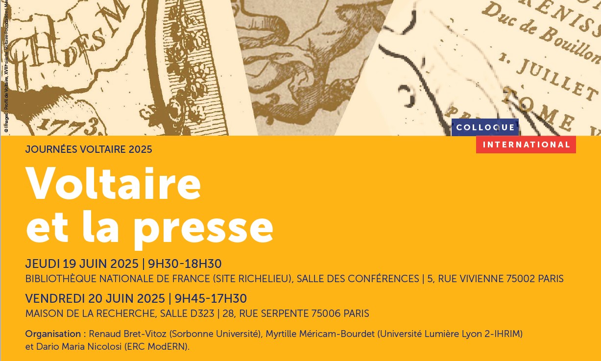 Journées Voltaire 2025